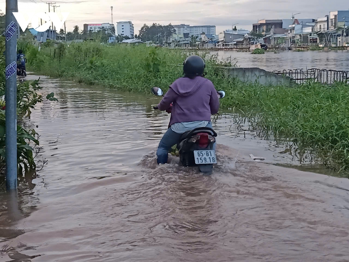 Dự án Kè Rạch Cái Sơn - Cần Thơ thi công dở dang gây ngập lụt nghiêm trọng